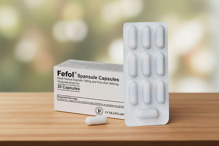 کپسول فیفول برای پوست با جزئیات دقیق